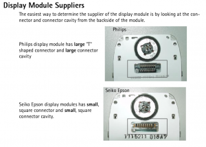 prosty sposób na identyfikację producenta modułu wyświetlacza, identyfikacja na podstawie typu złącza